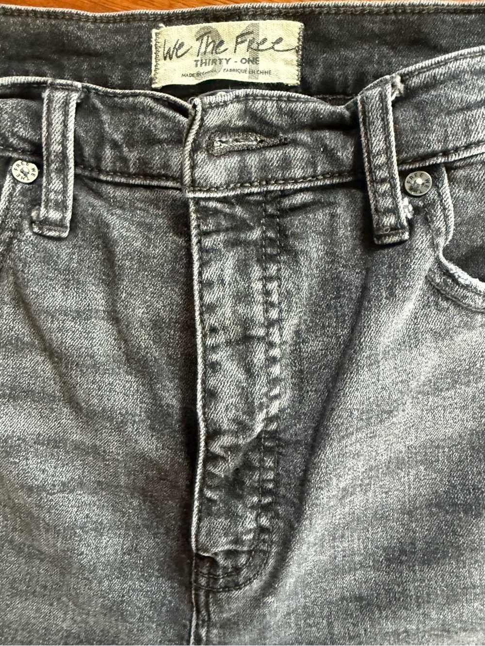 We The Free Grey/Black Jeans